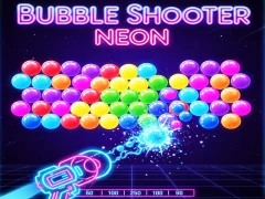 Lojë Bubble Shooter Neon në internet