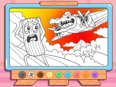 Lojë Coloring Book: Bombardino Crocodilo në internet