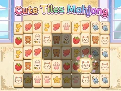 Lojë Cute Tiles Mahjong në internet
