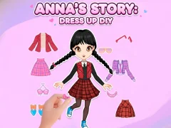 Lojë Anna's Story: Dress Up DIY në internet