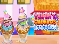 Lojë Yummy Churros Ice Cream në internet