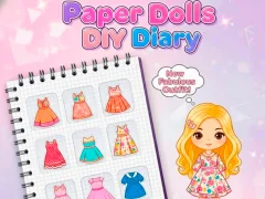 Lojë Paper Dolls DIY Diary në internet