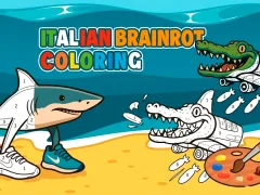 Lojë Italian Brainrot Coloring në internet