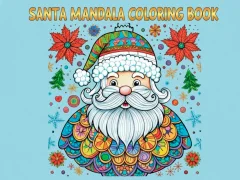 Lojë Santa Mandala Coloring Pages në internet