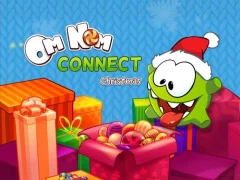 Lojë Om Nom Connect Christmas në internet