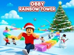 Lojë Obby Rainbow Tower në internet