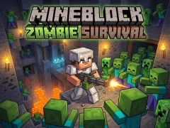 Lojë Mineblock Zombie Survival në internet