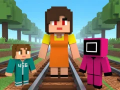 Lojë Squid Game Craft Runner në internet