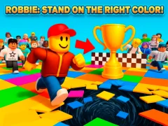 Lojë Robbie: Stand on the Right Color! në internet