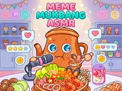 Lojë Meme Mukbang ASMR Game në internet