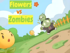 Lojë Flowers vs Zombies në internet