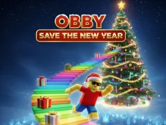 Lojë Obby Save the New Year në internet