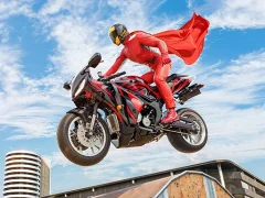 Lojë Real Motorbike Super Hero Stunt 3D në internet