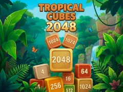 Lojë Tropical Cubes 2048 në internet