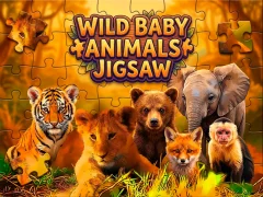 Lojë Wild Baby Animals Jigsaw në internet