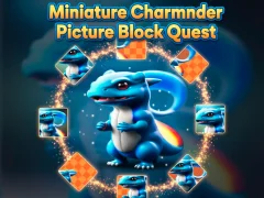 Lojë Miniature Charmander Picture Block Quest në internet