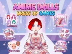 Lojë Anime Dolls Dress Up Games në internet