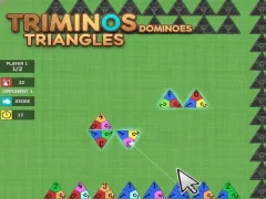 Lojë Triminos Dominoes Triangles në internet