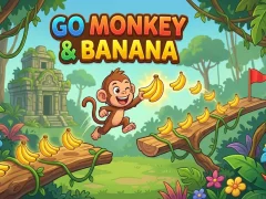 Lojë Go monkey & Banana në internet