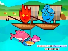 Lojë FireBoy And WaterGirl Go Fishing në internet