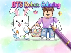 Lojë BTS Roblox Coloring në internet