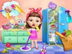 Lojë Sweet Baby Girl Cleanup Messy House në internet