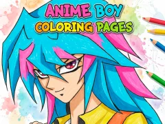 Lojë Anime Boy Coloring Pages në internet