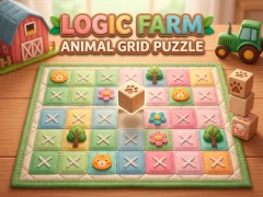 Lojë Logic Farm: Animal Grid Puzzle në internet