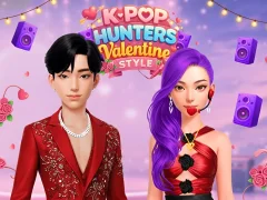 Lojë K-Pop Hunters Valentine Style në internet