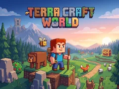 Lojë Terra Craft World në internet