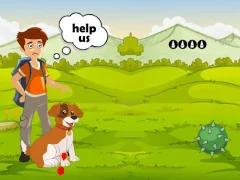 Lojë Wounded Dog Reach House në internet