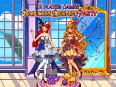 Lojë 2 Player Games Princess Design Party në internet