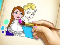 Lojë Ice Kingdom Coloring Book në internet