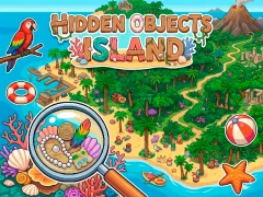 Lojë Hidden Objects Island në internet