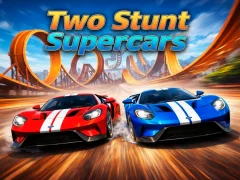 Lojë Two Stunt Supercars në internet