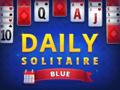 Lojë Daily Solitaire Blue në internet