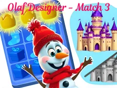 Lojë Olaf Designer - Match 3 në internet