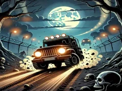 Lojë Racing Car Destroying Zombie në internet