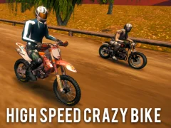 Lojë High Speed Crazy Bike në internet