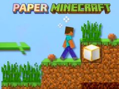 Lojë Paper Minecraft në internet
