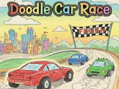 Lojë Doodle Car Race në internet