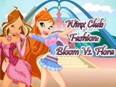 Lojë Winx Club Fashion: Bloom vs Flora në internet