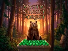 Lojë Mystic sunset forest në internet