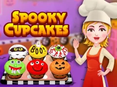 Lojë Spooky Cupcakes në internet