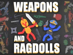Lojë Weapons and Ragdolls në internet