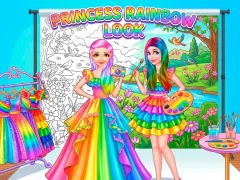Lojë Princess Rainbow Look në internet