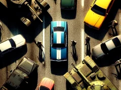 Lojë GTA Car Rush në internet