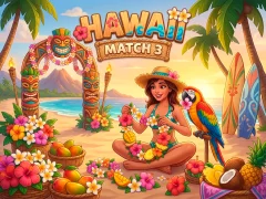 Lojë Hawaii Match 3 në internet