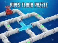 Lojë Pipes Flood Puzzle në internet