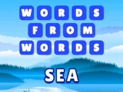 Lojë Words from words: Sea në internet